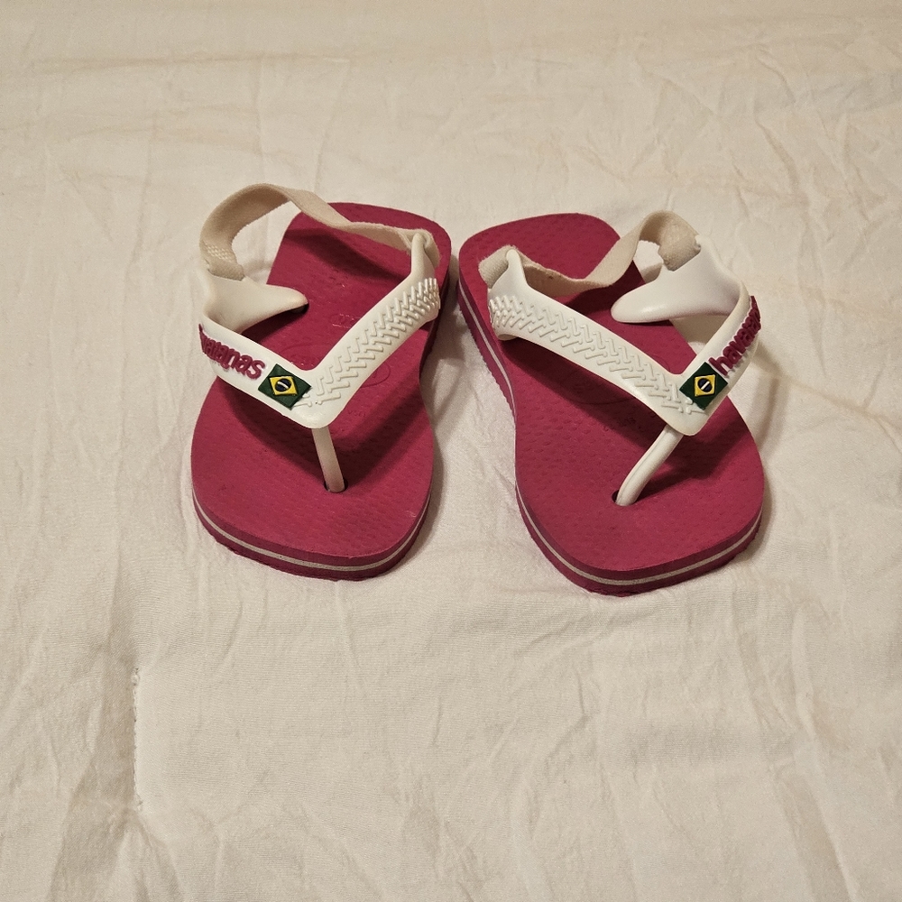 Havaianas Kids Hollywood Rose Flip Flops  US Size 6C Sandals